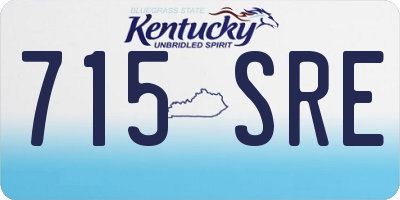 KY license plate 715SRE