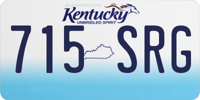 KY license plate 715SRG