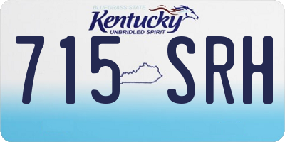 KY license plate 715SRH