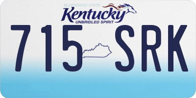 KY license plate 715SRK