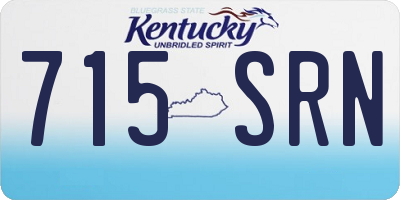 KY license plate 715SRN