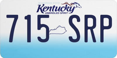 KY license plate 715SRP