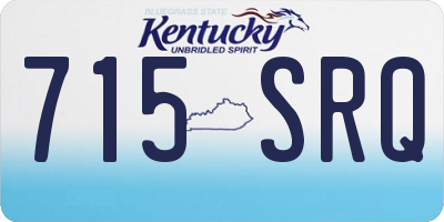 KY license plate 715SRQ