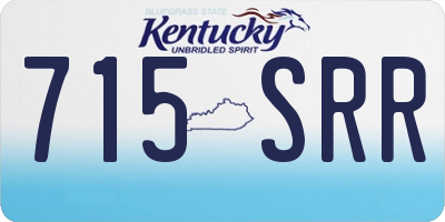 KY license plate 715SRR