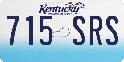 KY license plate 715SRS