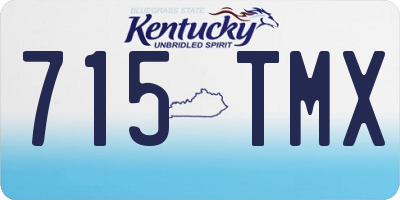 KY license plate 715TMX