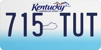 KY license plate 715TUT