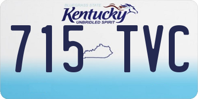 KY license plate 715TVC