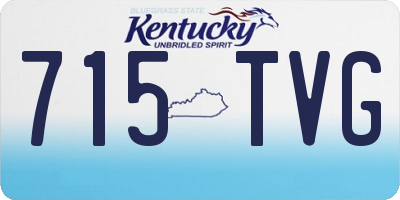 KY license plate 715TVG