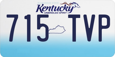 KY license plate 715TVP