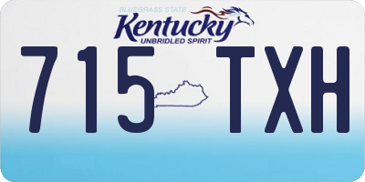 KY license plate 715TXH