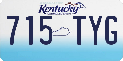 KY license plate 715TYG