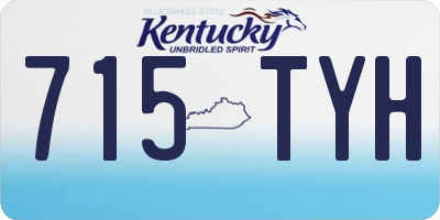 KY license plate 715TYH