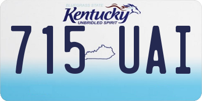 KY license plate 715UAI