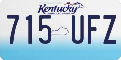 KY license plate 715UFZ