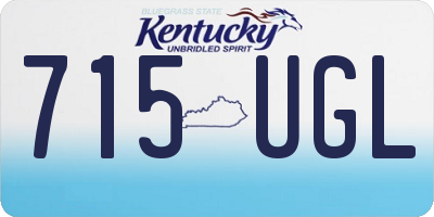 KY license plate 715UGL
