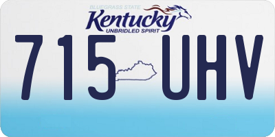 KY license plate 715UHV