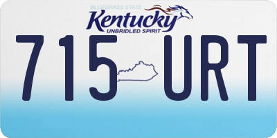 KY license plate 715URT