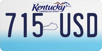 KY license plate 715USD