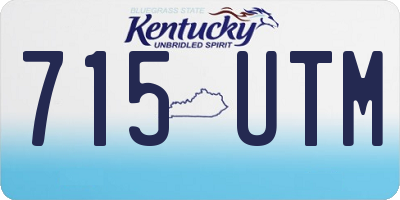 KY license plate 715UTM
