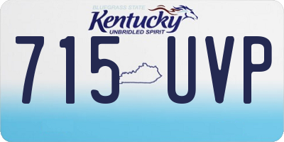 KY license plate 715UVP