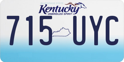KY license plate 715UYC