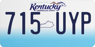 KY license plate 715UYP