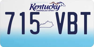 KY license plate 715VBT