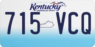 KY license plate 715VCQ