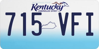 KY license plate 715VFI