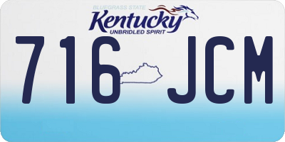 KY license plate 716JCM