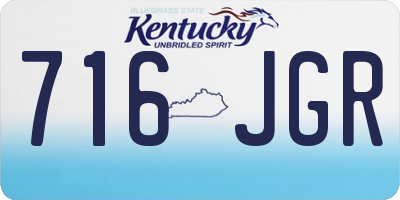 KY license plate 716JGR