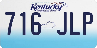 KY license plate 716JLP