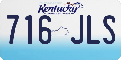 KY license plate 716JLS