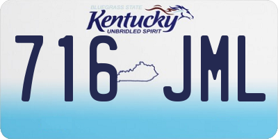 KY license plate 716JML