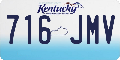 KY license plate 716JMV