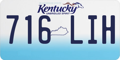 KY license plate 716LIH