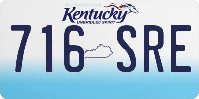 KY license plate 716SRE
