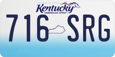 KY license plate 716SRG
