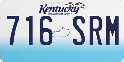 KY license plate 716SRM