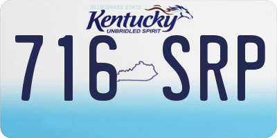 KY license plate 716SRP