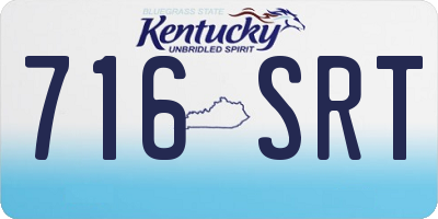 KY license plate 716SRT