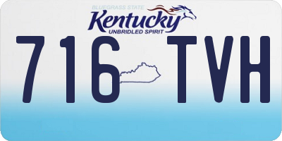 KY license plate 716TVH
