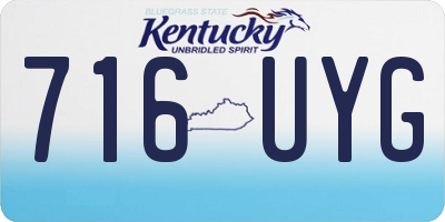 KY license plate 716UYG