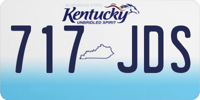 KY license plate 717JDS