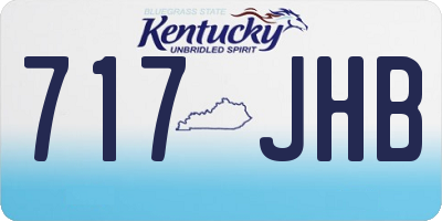 KY license plate 717JHB