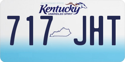 KY license plate 717JHT