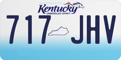 KY license plate 717JHV