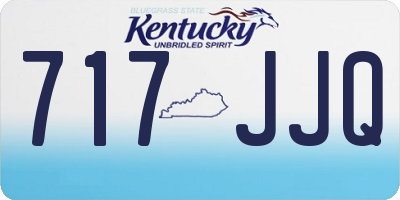 KY license plate 717JJQ