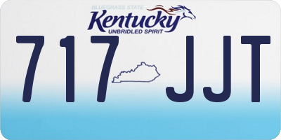 KY license plate 717JJT